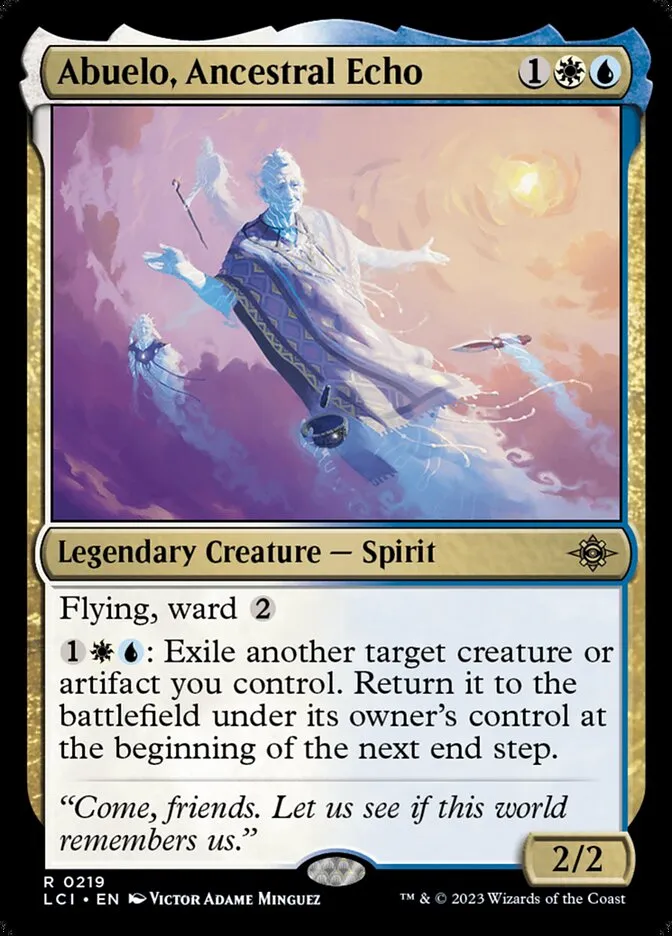 2023 The Lost Caverns of Ixalan Abuelo, Ancestral Echo rare #219 rare card image