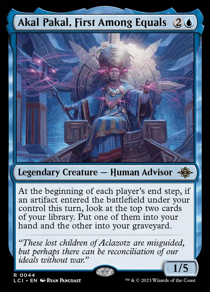2023 The Lost Caverns of Ixalan Akal Pakal, First Among Equals rare #44 rare card image