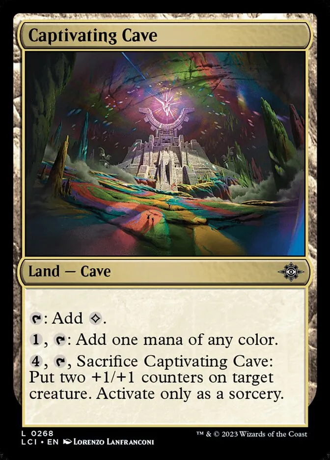 2023 The Lost Caverns of Ixalan Captivating Cave #268 common card image