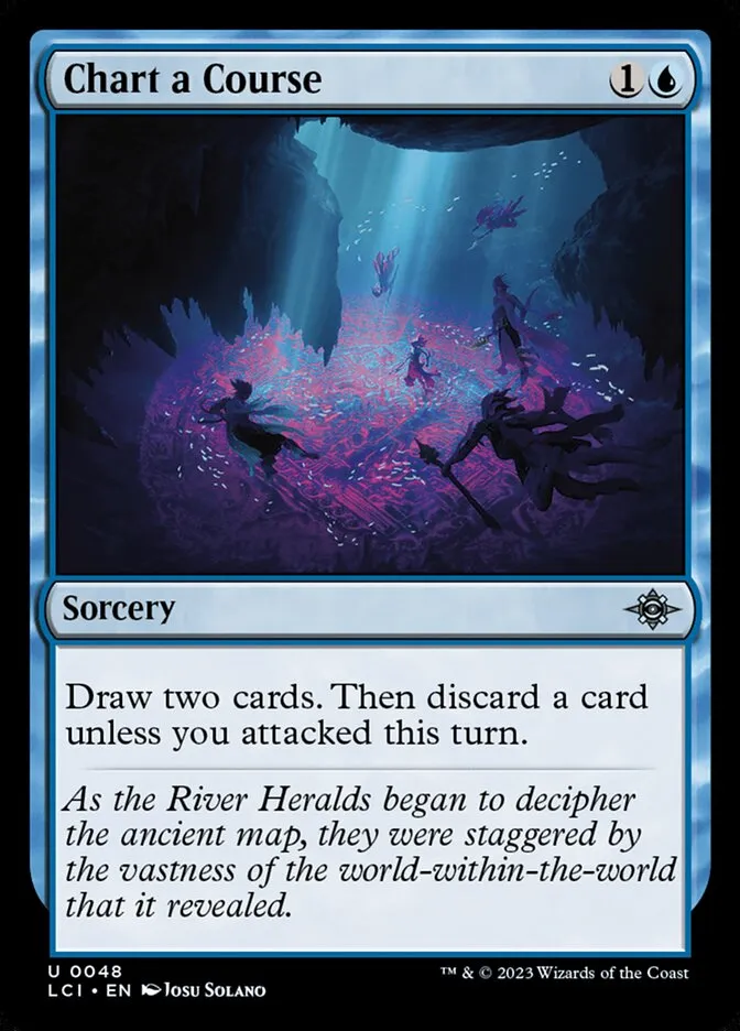 2023 The Lost Caverns of Ixalan Chart a Course uncommon #48 uncommon card image