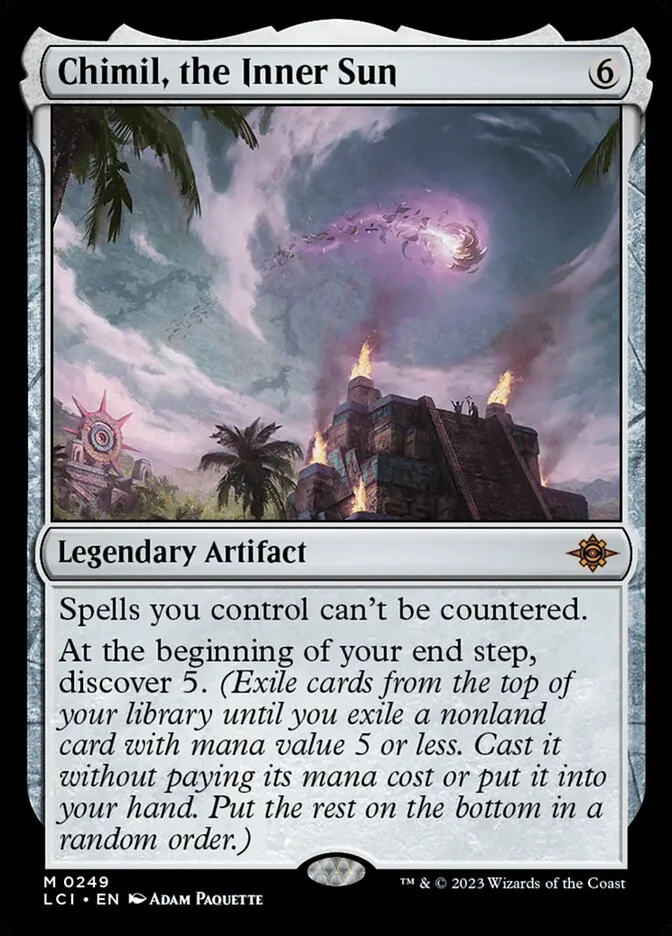 2023 The Lost Caverns of Ixalan Chimil, the Inner Sun #249 mythic card image