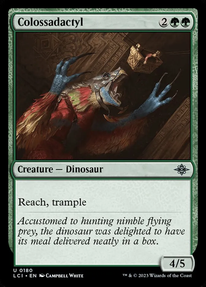 2023 The Lost Caverns of Ixalan Colossadactyl #180 uncommon card image
