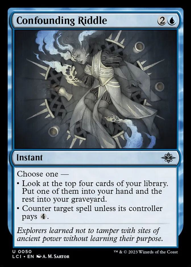 2023 The Lost Caverns of Ixalan Confounding Riddle uncommon #50 uncommon card image