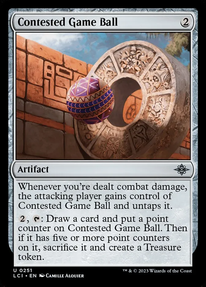 2023 The Lost Caverns of Ixalan Contested Game Ball #251 uncommon card image
