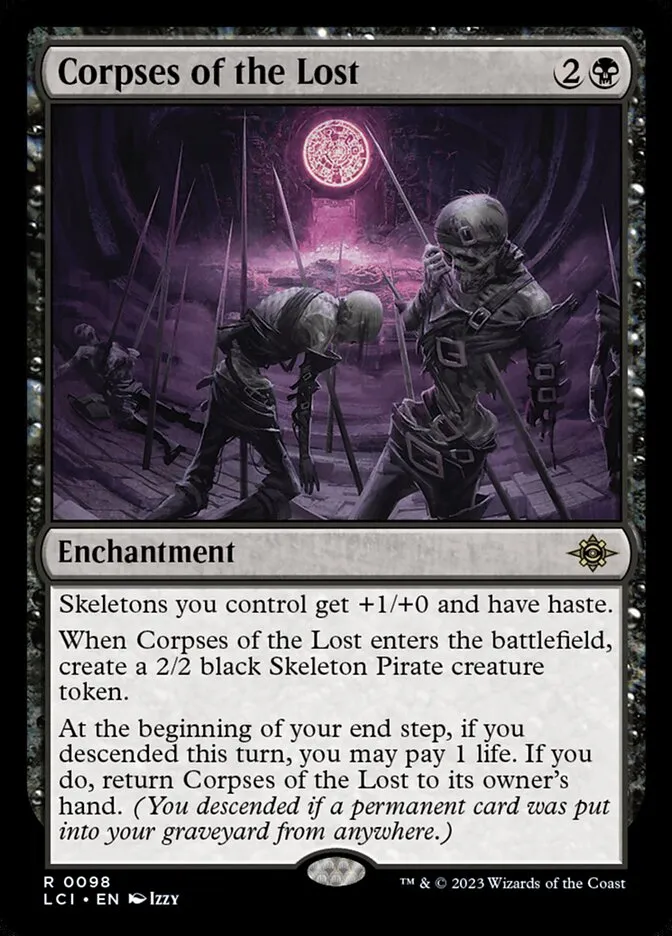 2023 The Lost Caverns of Ixalan Corpses of the Lost rare #98 rare card image