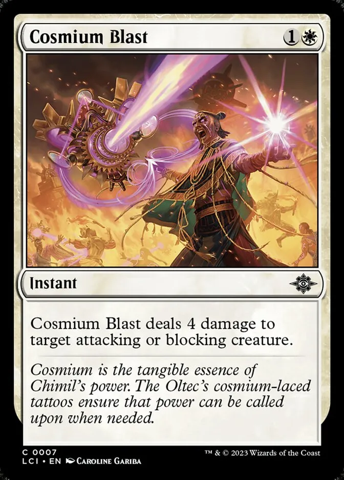 2023 The Lost Caverns of Ixalan Cosmium Blast common #7 common card image
