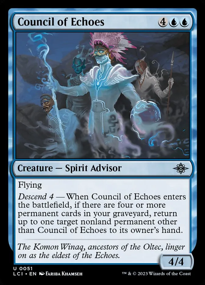 2023 The Lost Caverns of Ixalan Council of Echoes uncommon #51 uncommon card image