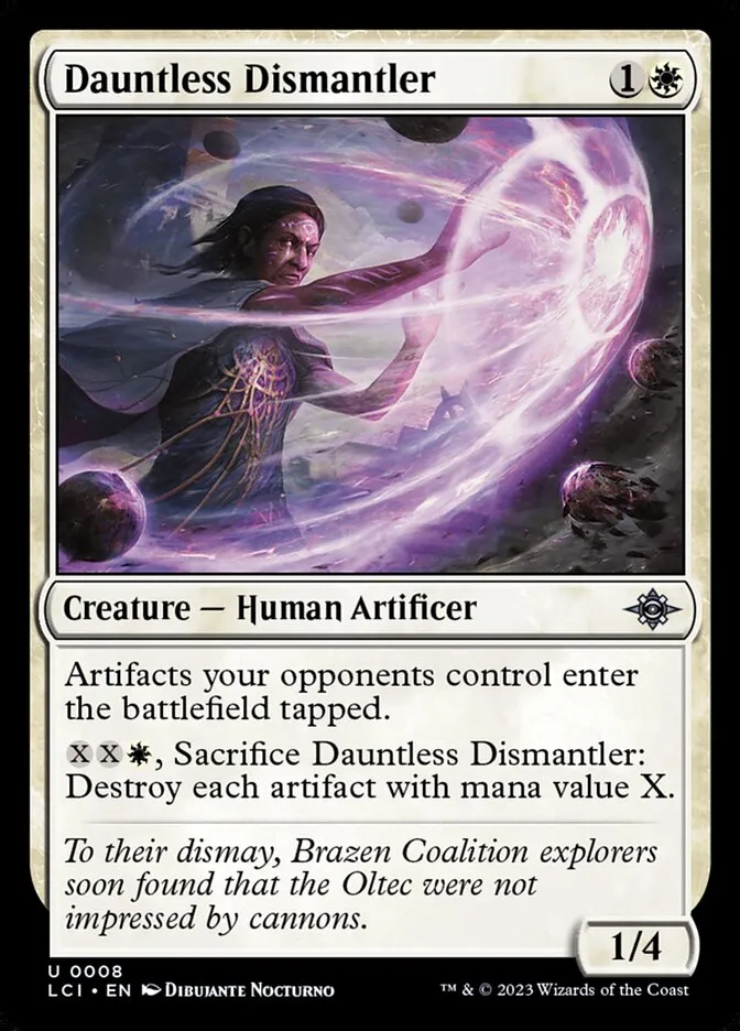 2023 The Lost Caverns of Ixalan Dauntless Dismantler uncommon #8 uncommon card image