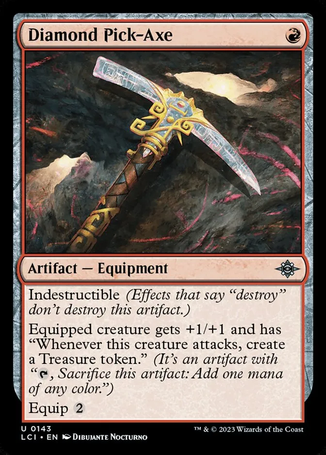 2023 The Lost Caverns of Ixalan Diamond Pick-Axe #143 uncommon card image