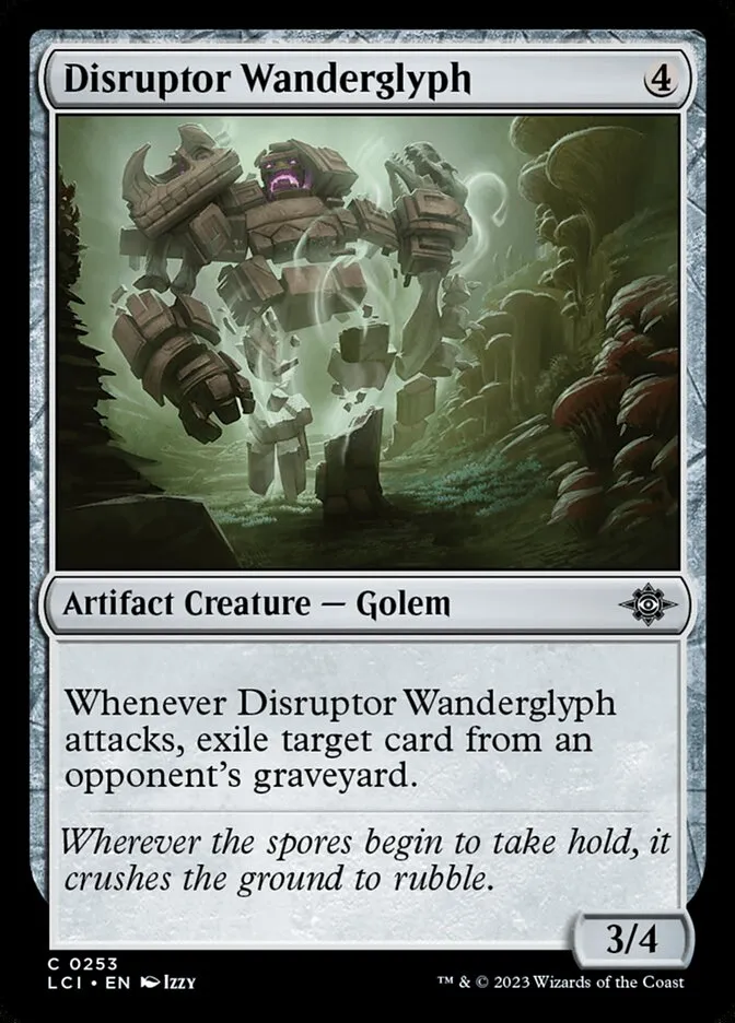 2023 The Lost Caverns of Ixalan Disruptor Wanderglyph #253 common card image