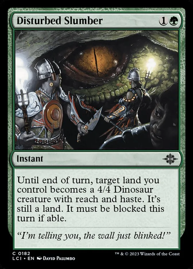 2023 The Lost Caverns of Ixalan Disturbed Slumber common #182 common card image