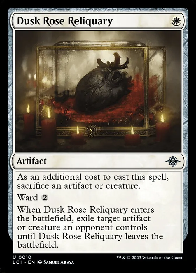2023 The Lost Caverns of Ixalan Dusk Rose Reliquary uncommon #10 uncommon card image