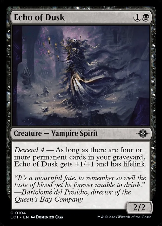 2023 The Lost Caverns of Ixalan Echo of Dusk #104 common card image