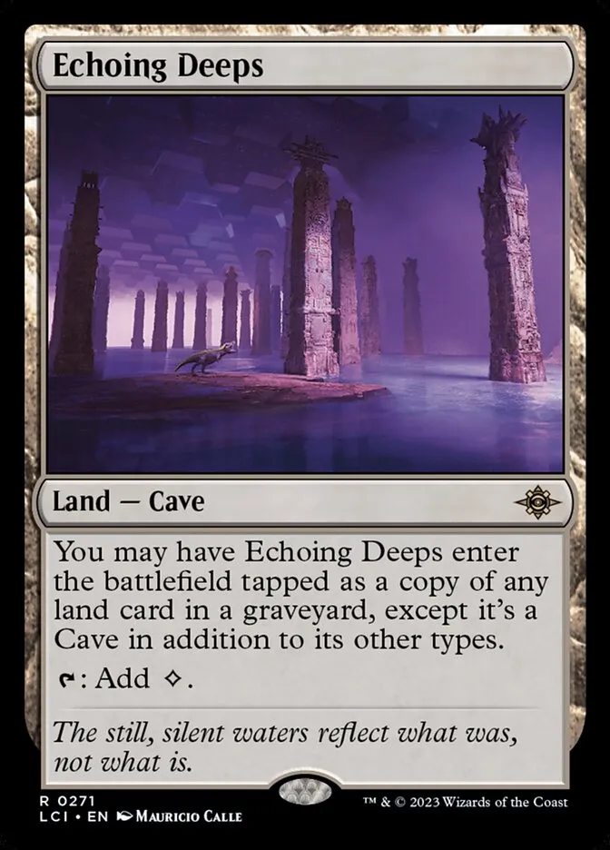 2023 The Lost Caverns of Ixalan Echoing Deeps rare #271 rare card image