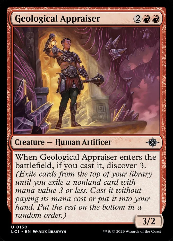 2023 The Lost Caverns of Ixalan Geological Appraiser #150 uncommon card image