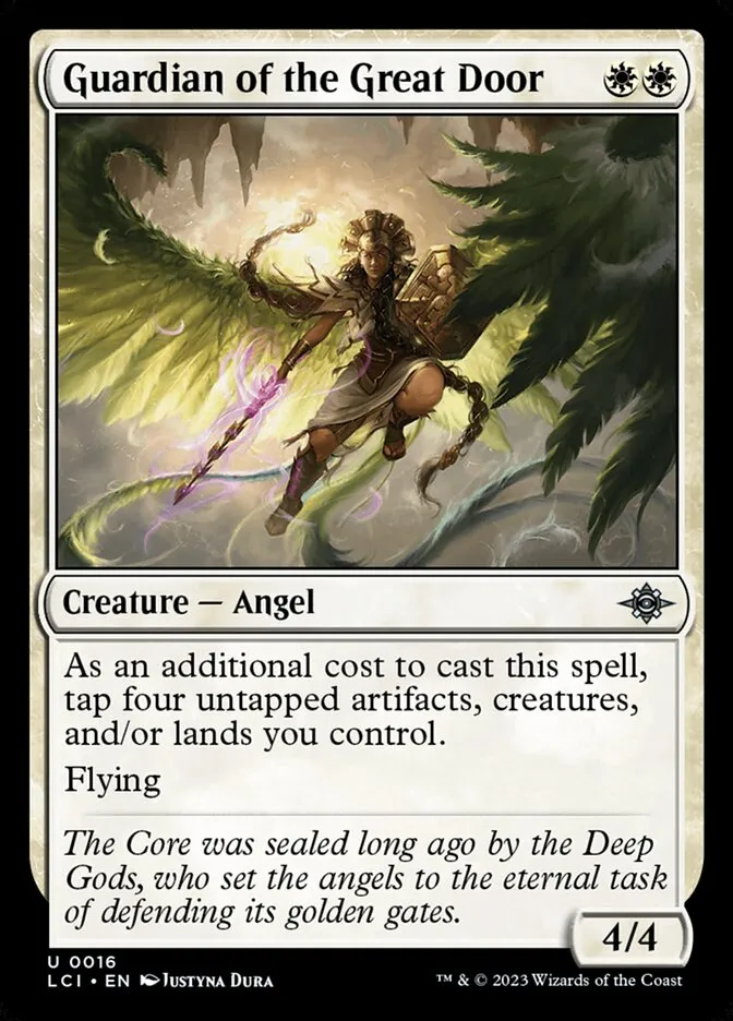 2023 The Lost Caverns of Ixalan Guardian of the Great Door uncommon #16 uncommon card image