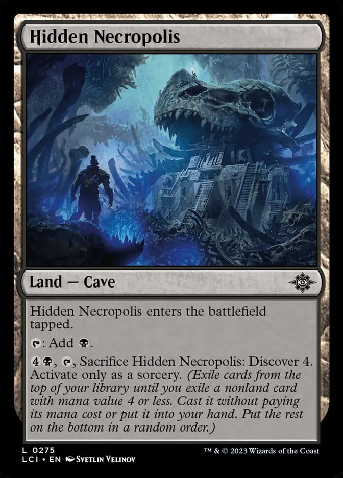 2023 The Lost Caverns of Ixalan Hidden Necropolis #275 common card image