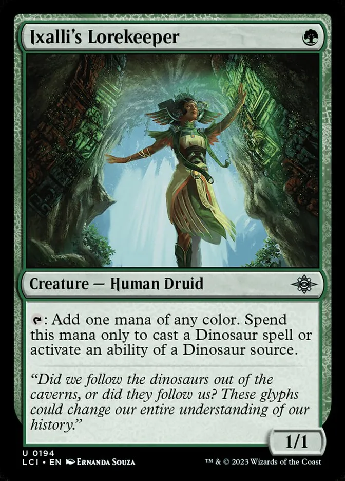 2023 The Lost Caverns of Ixalan Ixalli's Lorekeeper #194 uncommon card image