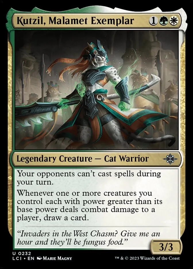 2023 The Lost Caverns of Ixalan Kutzil, Malamet Exemplar #232 uncommon card image