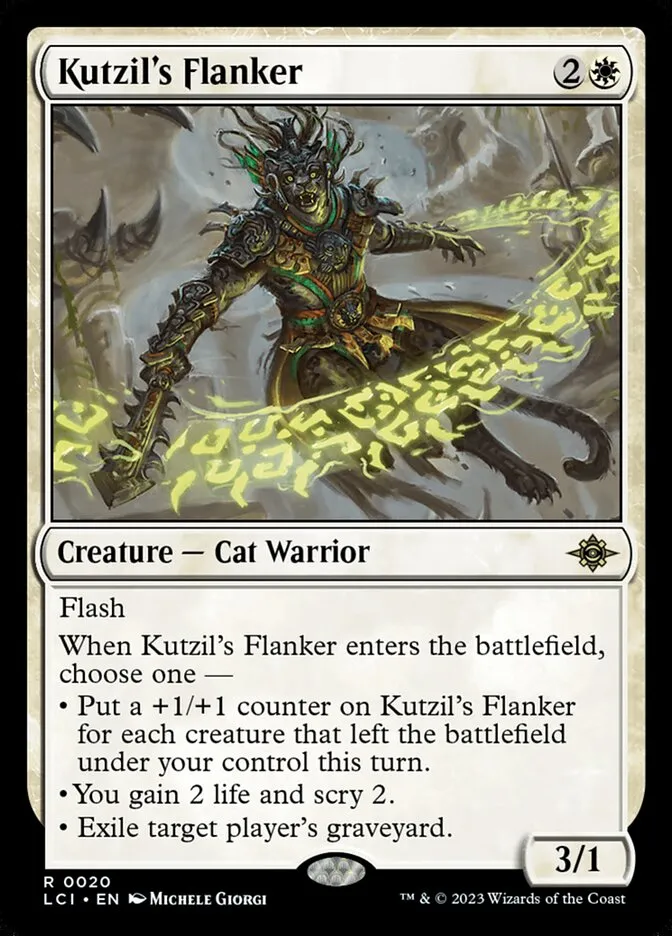 2023 The Lost Caverns of Ixalan Kutzil's Flanker rare #20 rare card image