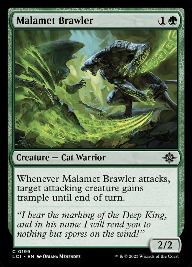 2023 The Lost Caverns of Ixalan Malamet Brawler #199 common card image