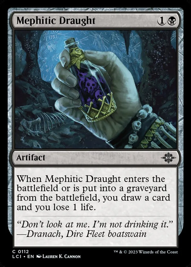 2023 The Lost Caverns of Ixalan Mephitic Draught #112 common card image