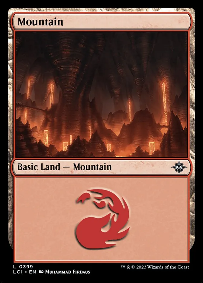 2023 The Lost Caverns of Ixalan Mountain #399 common card image