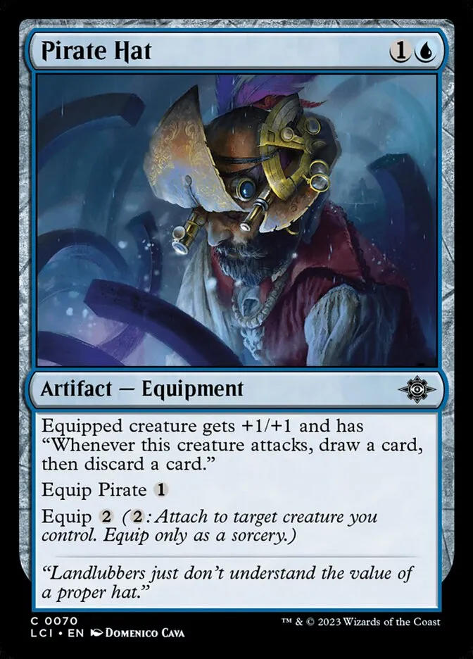 2023 The Lost Caverns of Ixalan Pirate Hat common #70 common card image