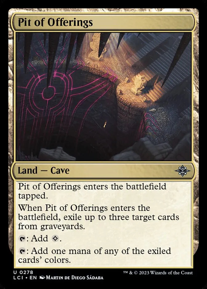 2023 The Lost Caverns of Ixalan Pit of Offerings #278 uncommon card image