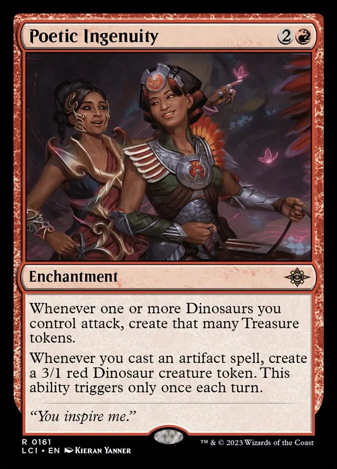 2023 The Lost Caverns of Ixalan Poetic Ingenuity rare #161 rare card image