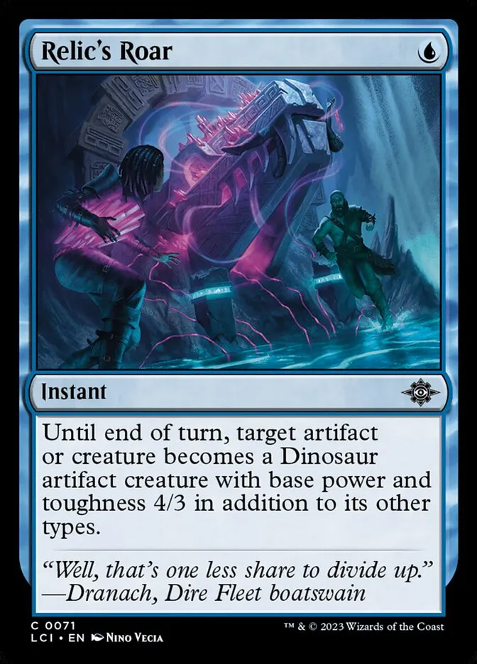 2023 The Lost Caverns of Ixalan Relic's Roar common #71 common card image