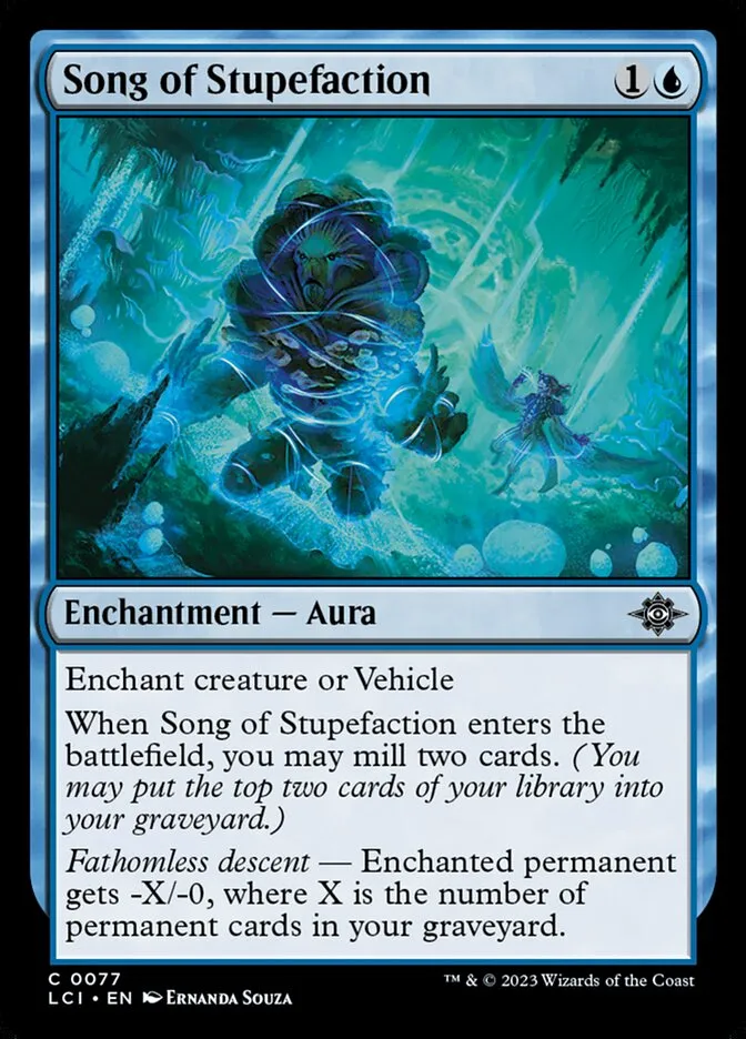 2023 The Lost Caverns of Ixalan Song of Stupefaction common #77 common card image