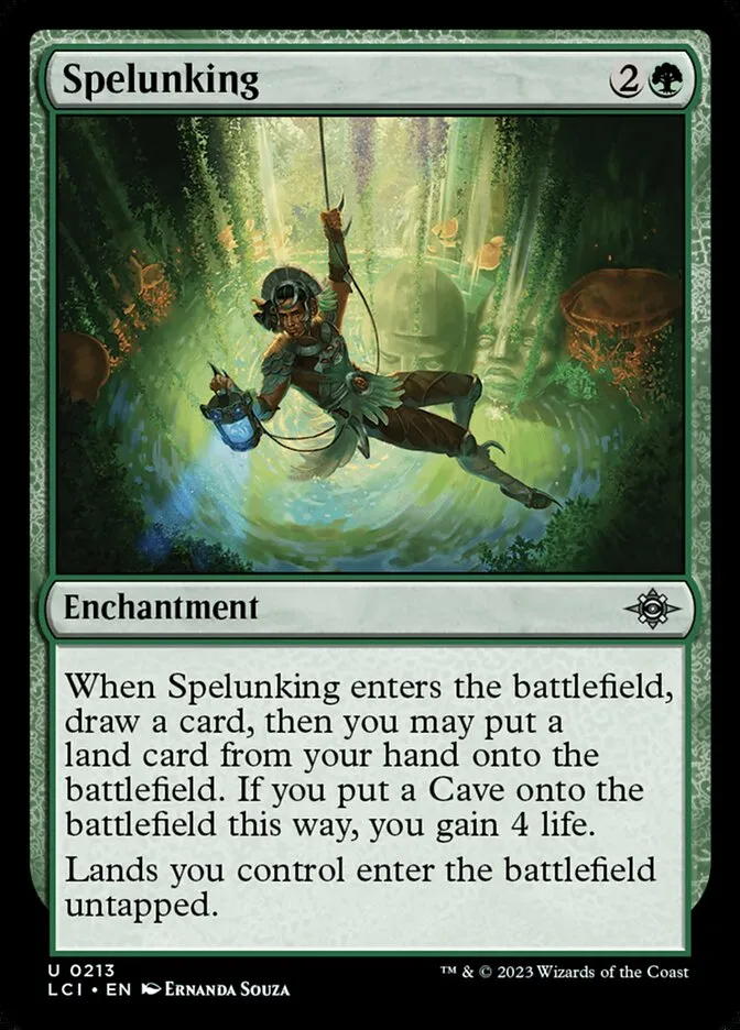 2023 The Lost Caverns of Ixalan Spelunking #213 uncommon card image