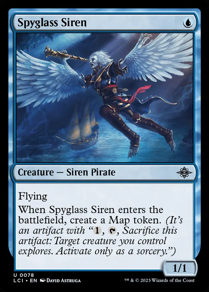 2023 The Lost Caverns of Ixalan Spyglass Siren uncommon #78 uncommon card image