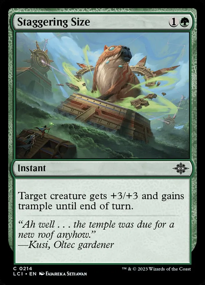 2023 The Lost Caverns of Ixalan Staggering Size #214 common card image