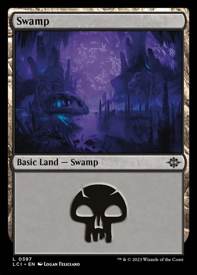 2023 The Lost Caverns of Ixalan Swamp #397 common card image