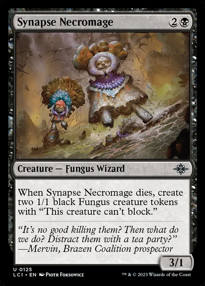 2023 The Lost Caverns of Ixalan Synapse Necromage #125 uncommon card image