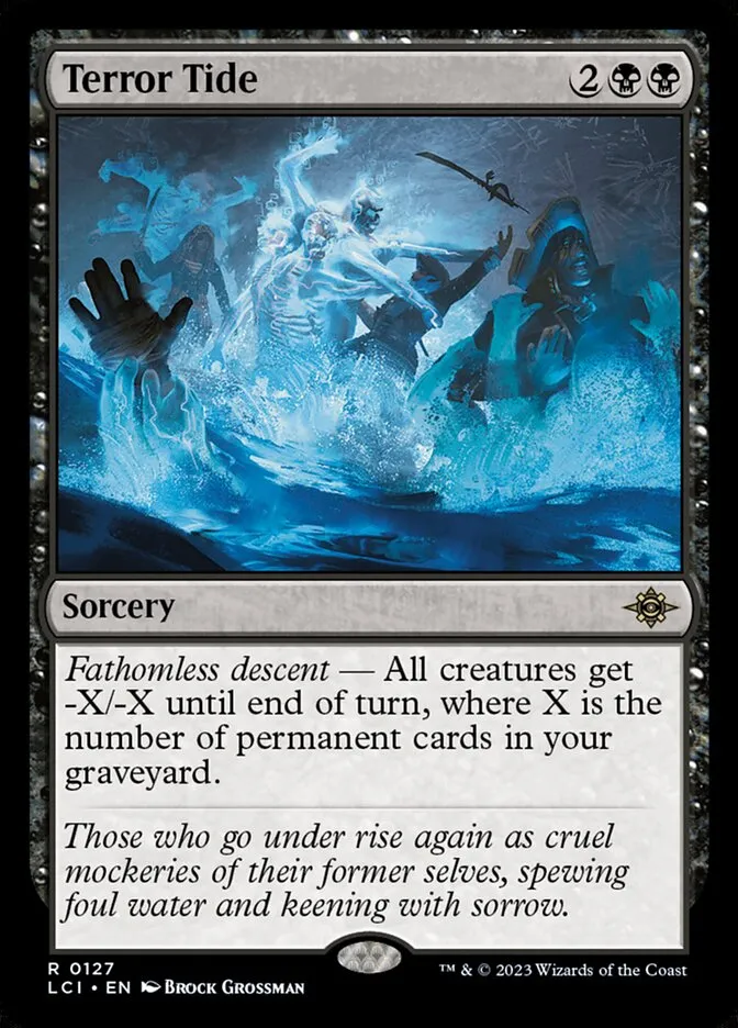2023 The Lost Caverns of Ixalan Terror Tide rare #127 rare card image