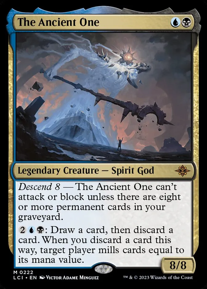 2023 The Lost Caverns of Ixalan The Ancient One #222 mythic card image