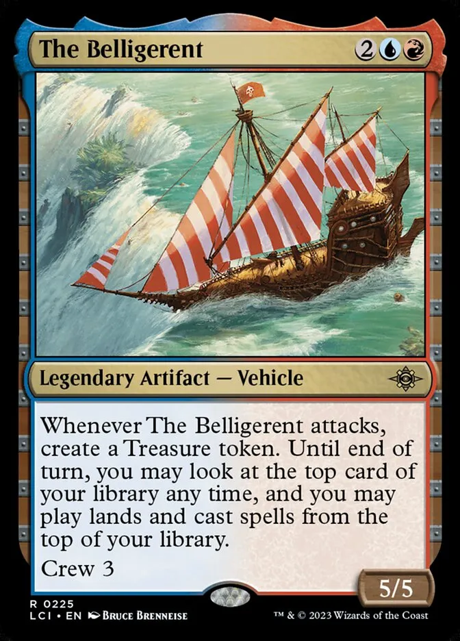 2023 The Lost Caverns of Ixalan The Belligerent rare #225 rare card image