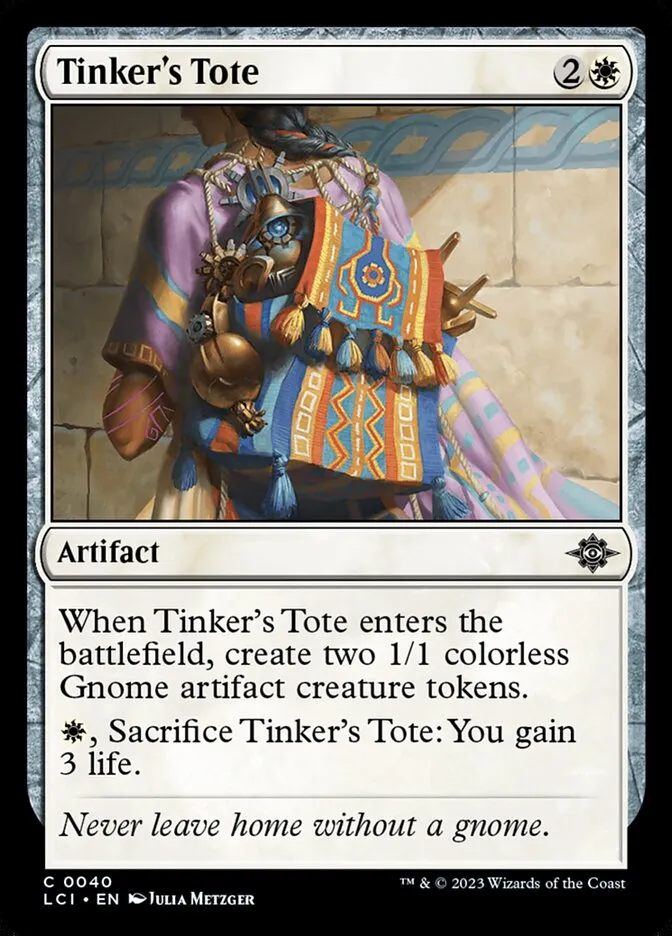 2023 The Lost Caverns of Ixalan Tinker's Tote common #40 common card image