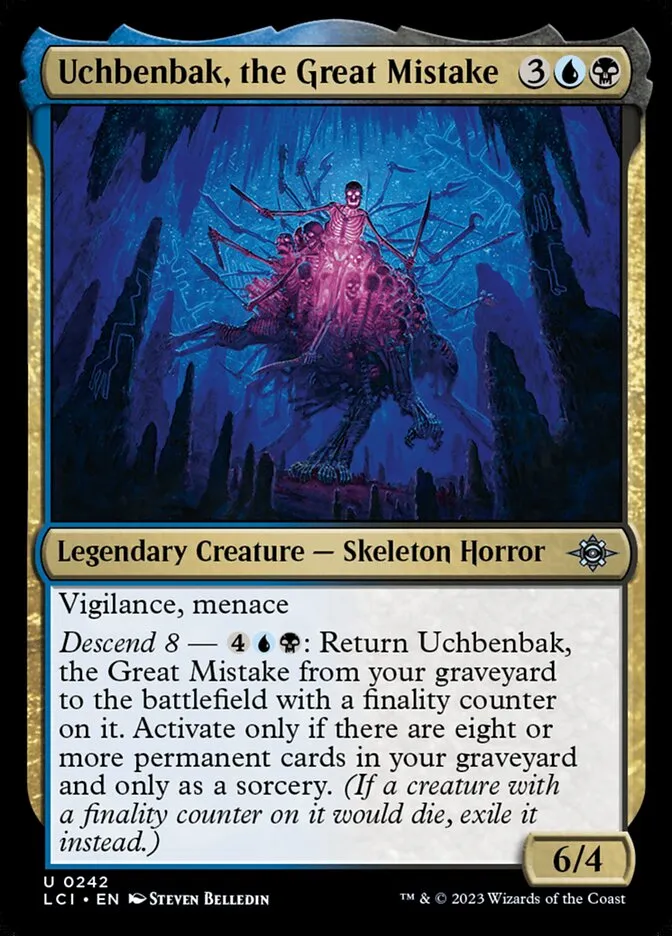 2023 The Lost Caverns of Ixalan Uchbenbak, the Great Mistake #242 uncommon card image