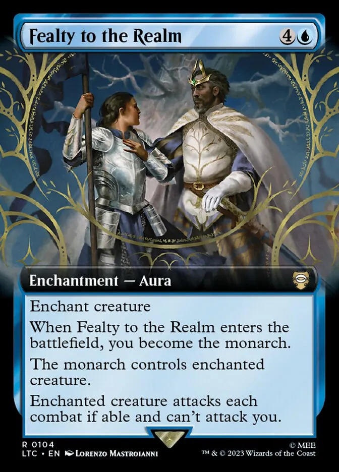 2023 Tales of Middle-earth Commander Fealty to the Realm #104 rare card image