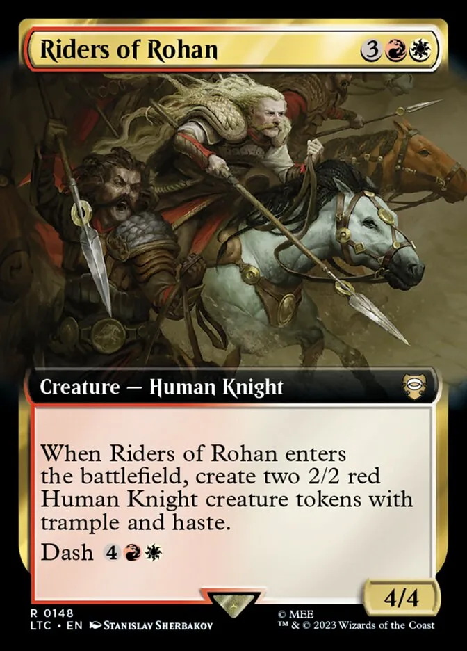 2023 Tales of Middle-earth Commander Riders of Rohan #148 rare card image