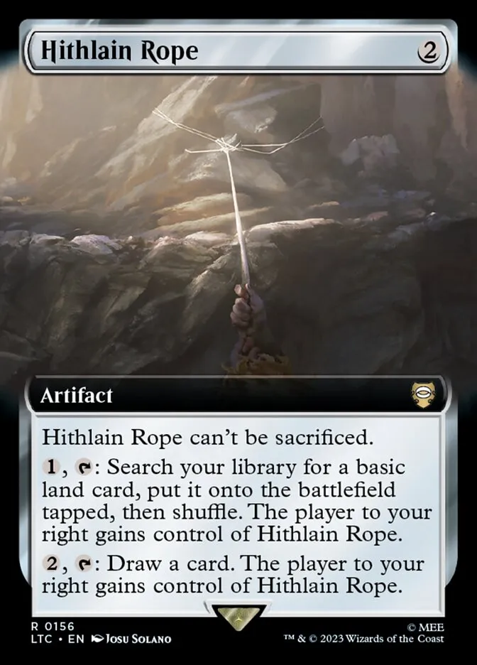 2023 Tales of Middle-earth Commander Hithlain Rope #156 rare card image