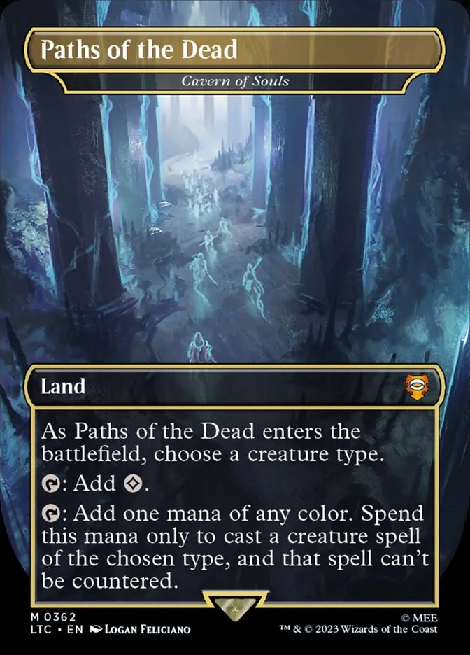 2023 Tales of Middle-earth Commander Cavern of Souls #362 mythic card image