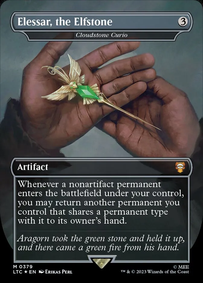 2023 Tales of Middle-earth Commander Cloudstone Curio #379 mythic card image