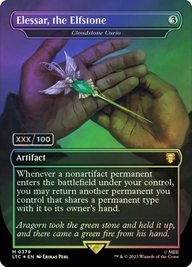 2023 Tales of Middle-earth Commander Cloudstone Curio #379z mythic card image