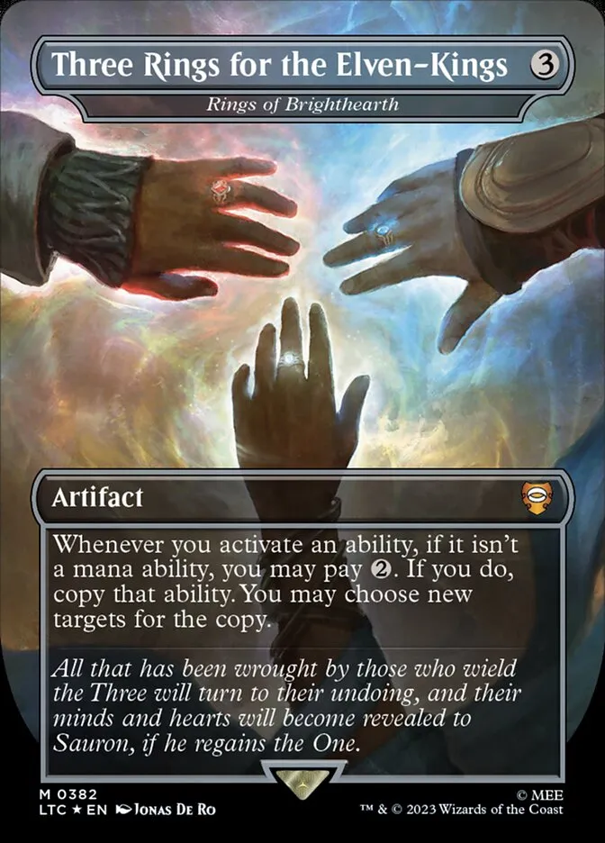 2023 Tales of Middle-earth Commander Rings of Brighthearth #382 mythic card image