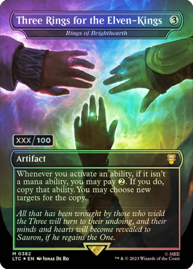2023 Tales of Middle-earth Commander Rings of Brighthearth #382z mythic card image
